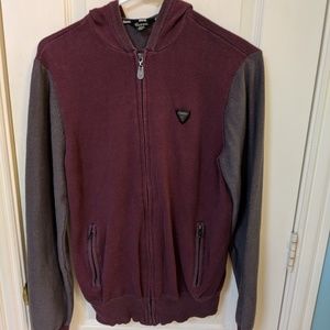 Vintage red and grey Guess jacket